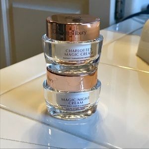 Charlotte Tilbury day/night moisturizer duo